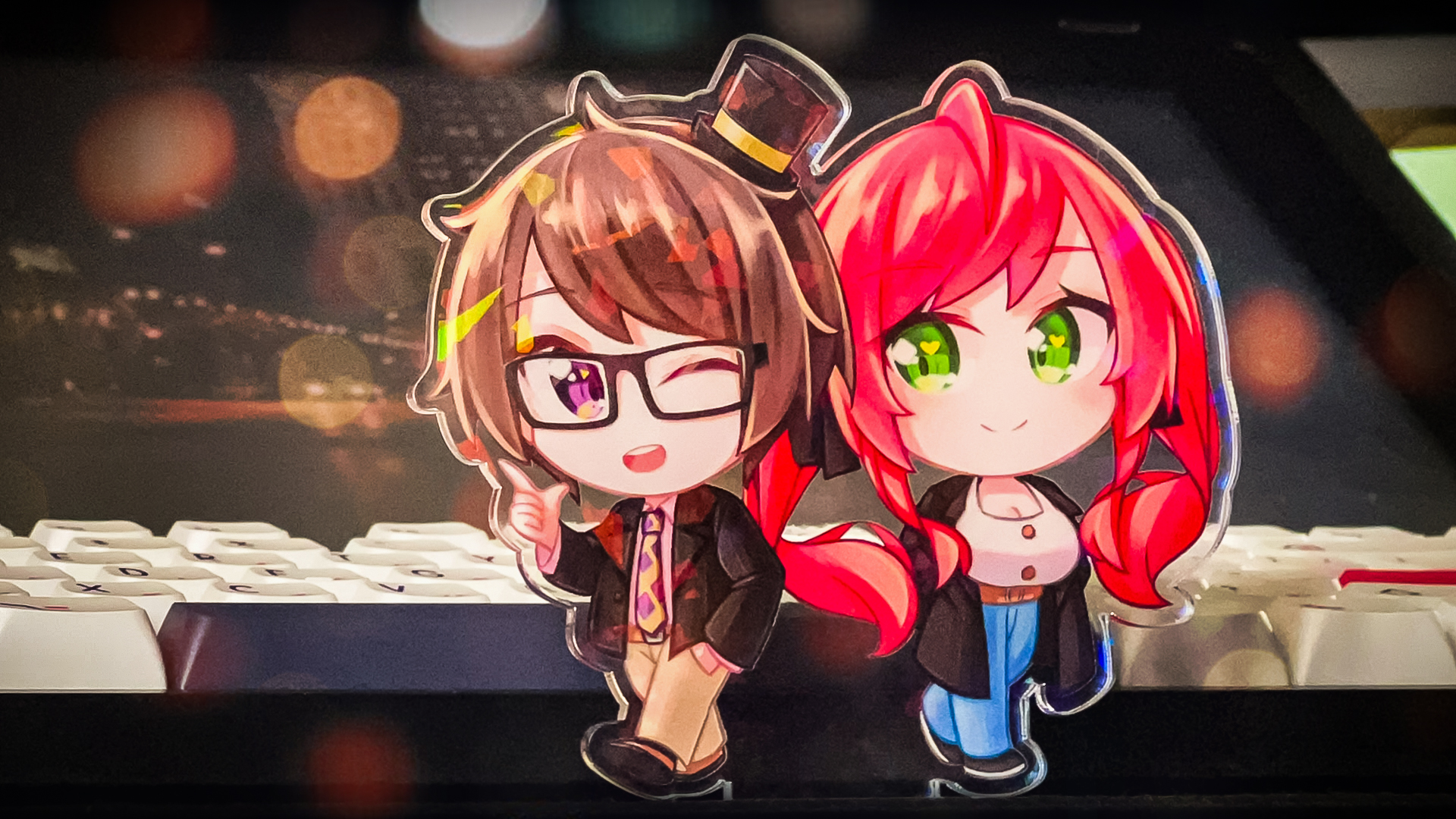 Acrylic Stand of Lucian & Lucia